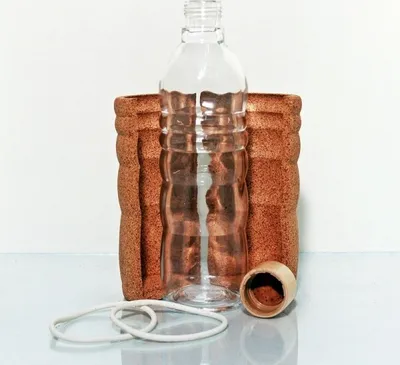 Produktbild von Glas-Trinkflasche "LAGOENA" mit der Blume des Lebens