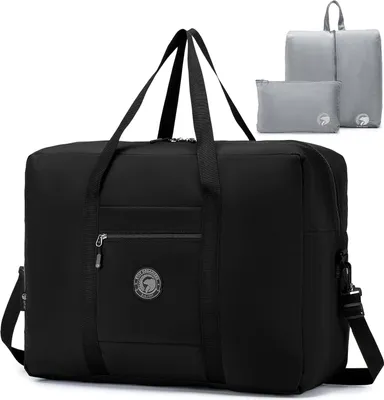 Produktbild von Famanu Reisetasche Faltbar 55x40x20 Leicht und Wasserabweisend 45L für Herren und Damen