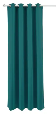 Produktbild von Verdunkelungsvorhang Ösen petrol Vorhang blickdicht Gardine B/H 140x245 cm uni