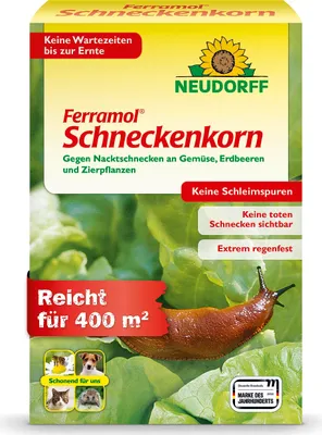 Produktbild von Neudorff Ferramol Schneckenkorn 2 kg für 400 m² schonend für Tiere & regenfest