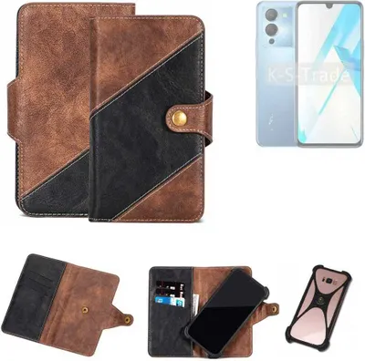 Produktbild von K-S-Trade Handyhülle Schutzhülle Bookstyle Case kompatibel mit Infinix Note 12 Klapphülle Cover Hülle Schutztasche 1x