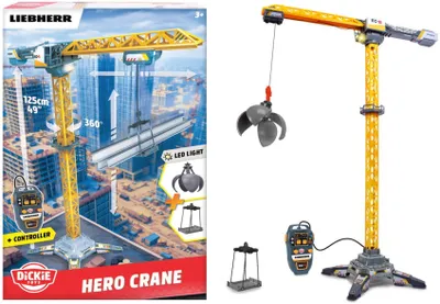 Image de Dickie Toys, la grue Liebherr Hero