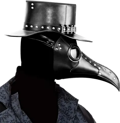 Productafbeelding van Pest doctor vogelmasker - Lange neus - Snavel - Cosplay - Steampunk - Leer - Halloweenkostuum - Rekwisieten - Feest