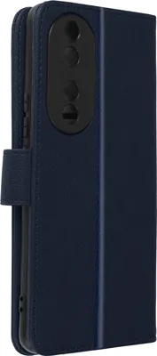 Immagine prodotto di Avizar, custodia a libro in ecopelle con funzione stand per Honor 90, colore blu notte