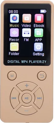 Obrázok produktu pre Hudobný prehrávač Bezdrôtový Bluetooth 1,8-palcová obrazovka 5 hodín prehrávania Hi Fi zvuk Prenosný MP3 hudobný prehrávač na behanie Behanie Cyklistika Zlatá