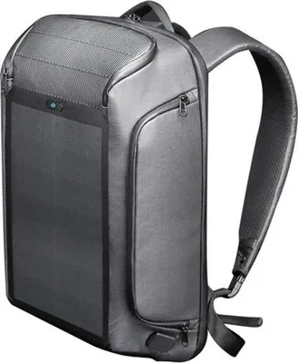 Image de Sac à dos Kingsons avec panneau solaire9W Noir/Noir 302601