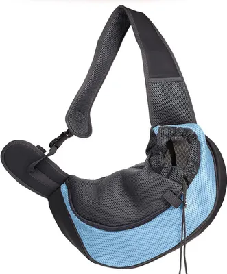 Produktbild von Tragetasche für Haustiere, kleine Hunde und Katzen, freihändige Vordertasche, bequeme Outdoor-Reisehandtasche, Hunde-Tragetasche，Katzentragetaschen, M