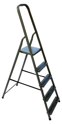 Produktbild von Haushaltsleiter Klappleiter mit 5 Stufen aus Stahl