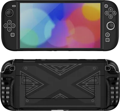 Immagine prodotto di Per Nintendo Switch 2 Cover X-Design staccabile con supporto Grip Zone Nero