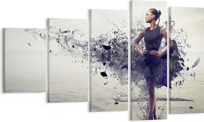 Produktbild von Bild auf Leinwand - Leinwandbild - Afrika modell schönheit komposition - 100x60cm - Wand Bild - Wanddeko - Leinwanddruck - Bilder - Kunstdruck - Leinwand bilder - Wandkunst - EG100x60-2623