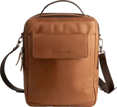 Produktbild von HAROLD'S Leder Umhängetasche Country Crossbag Handle Cognac hellbraun