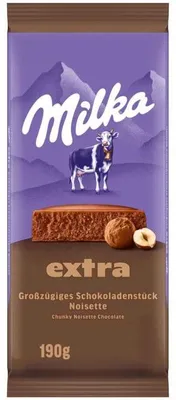 Produktbild von Milka Extra Noisette 190g