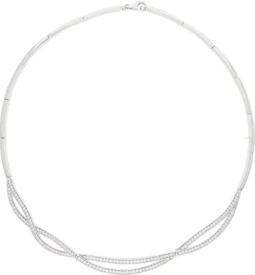 Produktbild von JuwelmaLux Collier 925/000 Silber mit Zirkonia, rhodiniert JL30-05-4711