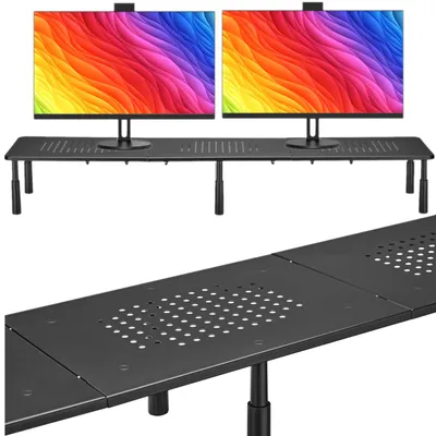 Productafbeelding van MOZOS SPM2: Tafelstandaard/rek voor twee monitoren