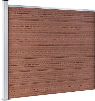 Produktbild von vidaXL Zaunelement WPC 175x146 cm Braun