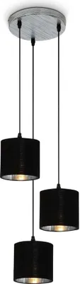 Produktbild von Briloner Leuchten LURI - Pendelleuchten - 4737034 - Höhenverstellbar - Silver-Crafted - Holz - E14 Fassung max. 25 Watt - 3-flammig - Ø 21 x 120 cm