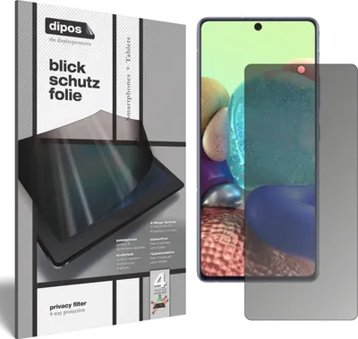 Produktbild von Schutzfolie für Samsung Galaxy A71 5G mit Sichtschutz Blickschutz Folie