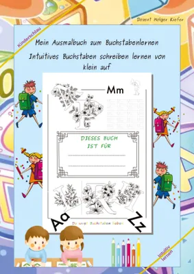 Produktbild von Mein Ausmalbuch zum Buchstabenlernen