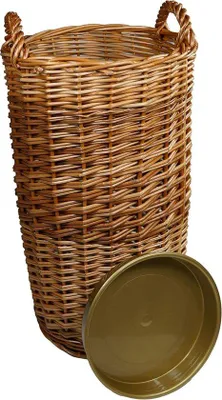 Zdjęcie produktu dla Elegancki stojak na parasole w stylu vintage, drewniany, dekoracyjny