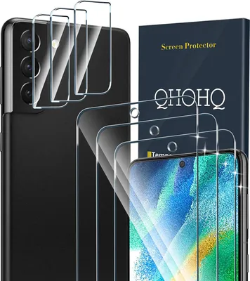 Image de 3x verre trempé pour Samsung Galaxy S21 FE 5G + 3x protection d'appareil photo SM-G990B