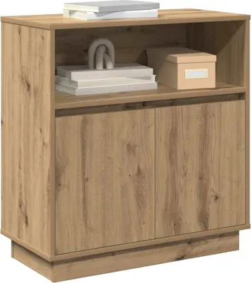Zdjęcie produktu dla vidaXL Kredens LED Artisan dąb 71 x 34,5 x 75 cm materiał drewnopochodny