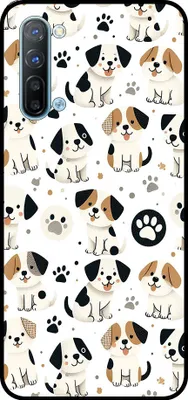 Produktbild von Smartphonica Telefon Fall geeignet für Oppo Reno3 5G mit Hund drucken - TPU zurück Abdeckung Fall Hund Design
