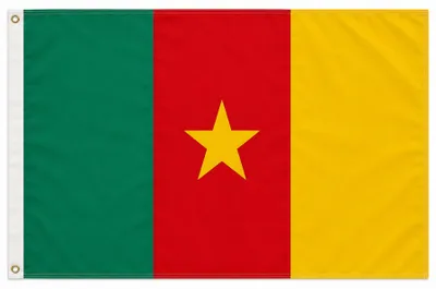 Produktbild von Flagge Fahne Kamerun 90 x 150 cm - Fahne- reißfest - rissfest - Hissfahne- Hissflagge - Sturmflagge -zum hissen - - keine billige Chinaqualität