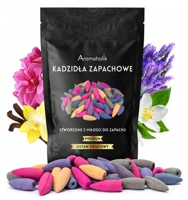 Produktbild von Aromaholik Duftkegel Blumen-Mix Räucherwerk 50 Stück