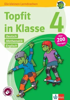 Produktbild von Topfit in Klasse 4 - Deutsch, Mathematik und Englisch. Übungsbuch