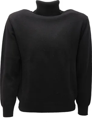 Immagine prodotto di 1703AF maglione bimbo boy DSQUARED2 black wool/viscose turtleneck sweater kid