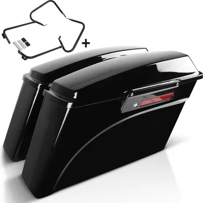 Zdjęcie produktu dla Skrzynia boczna do Harley Davidson Road King 97-08 z bagażnikiem LB