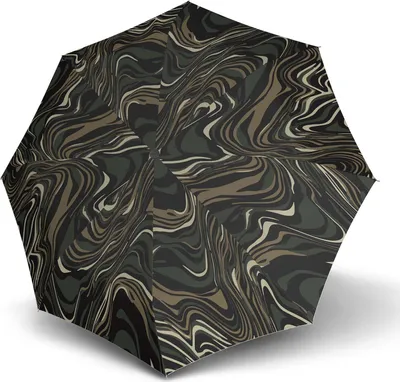 Image de Knirps parapluie de poche parapluie T.200 Medium Duomatic Fashion Tiger Oak olive