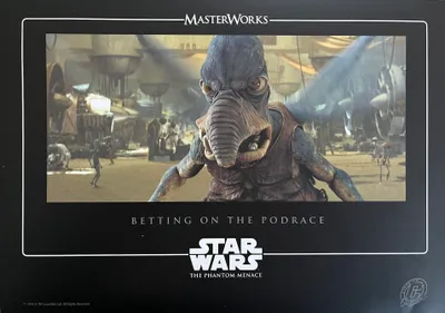 Immagine prodotto di STAR WARS - Scommesse sulla gara di podracer - Locandina/Poster - 21x29,7 cm