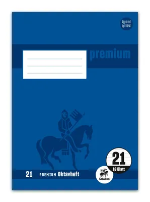 Produktbild von Staufen® 734010241 Oktavheft PREMIUM Academy LIN 21 - A6, 90 g/qm, 32 Blatt, liniert