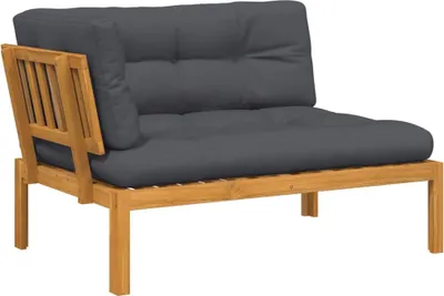 Produktbild von vidaXL Garten-Ecksofa aus Paletten mit Kissen Massivholz Akazie