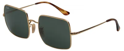 Produktbild von Ray-Ban SQUARE 1971 CLASSIC, Erwachsener, Uni, Quadratisch, Gold, Nicht-polarisierte Linse, Metall