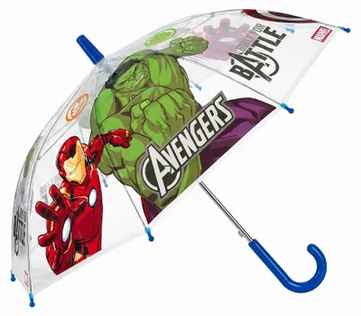 Produktbild von Marvel Avengers Kinder Regenschirm 64 cm POE Bezug Metallgestell ab 3 Jahren