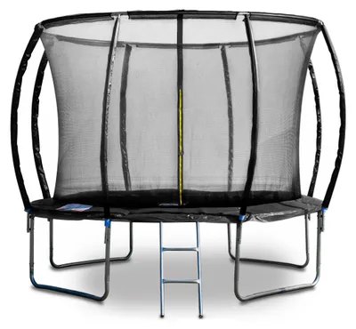 Zdjęcie produktu dla Trampolina G21 SpaceJump, 305 cm, czarna, z siatką zabezpieczającą + drabinka gratis