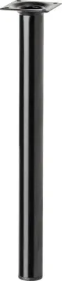 Produktbild von Tarrox Tischbein rund Ø 30 x 600 mm, schwarz