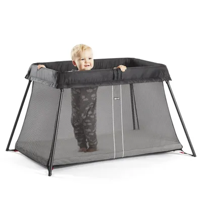 Produktbild von BabyBjörn Reisebett Light & Transporttasche, schwarz
