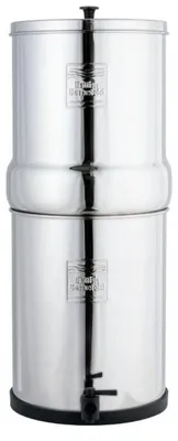 Produktbild von Schwerkraftwasserfilter Wasserfilter Trinkwasserfilter - 6 Liter - Edelstahl - 2 Filter - Tragbar