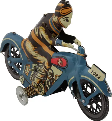 Produktbild von Blechspielzeug - Motorrad Oldtimer aus Blech - Blechmotorrad