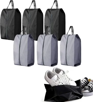Produktbild von Schuhtasche 6 Stücke, wasserdicht, mit Reißverschluss, für Reisen