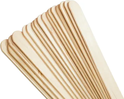 Produktbild von Betzold Holzstäbchen, breit, Farbe: natur, Setgröße: 250 Stück
