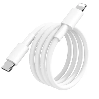Produktbild von Für Apple iPhone Lightning Ladekabel USB C Kabel 1 Meter Lang - Schnellladekabel, iPhone X 11 12 13 14 15 PRO MAX iPad