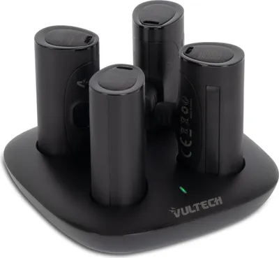 Image de VulTech Charging Station 4 powerbank 5000mAh Type C QuickCharge Android Mac Noir