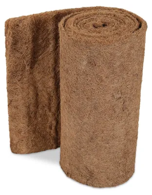 Immagine prodotto di Tappetino in fibra di cocco ISOISL, dimensioni 0,5 x 5 metri, spessore 8-10 mm, peso 1200 g/m², prodotto con fibra di cocco naturale, ideale come protezione invernale e per prevenire la crescita di erbacce intorno alle piante