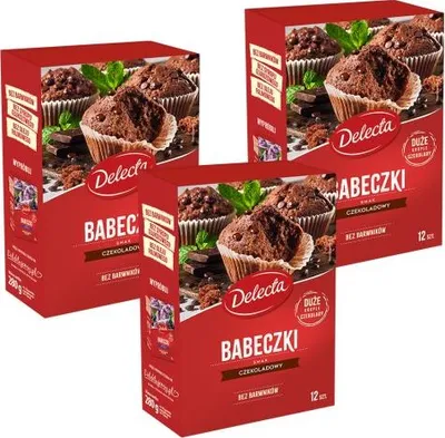 Zdjęcie produktu dla Delicje Babeczki czekoladowe 280 g