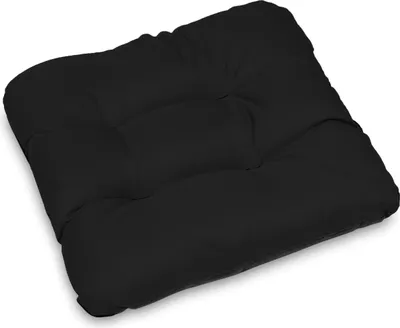 Produktbild von Stuhlkissen Sitzkissen für stühle - 8er Set 45x45 cm - Outdoor und Indoor - schwarz