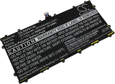 Produktbild von TECHTEK Akku Kompatibel mit [Samsung] GT-P8110, GTP8110-HA32ARB, für [Google] Nexus 10 Ersetzt SP3496A8H, für SP3496A8H(1S2P)